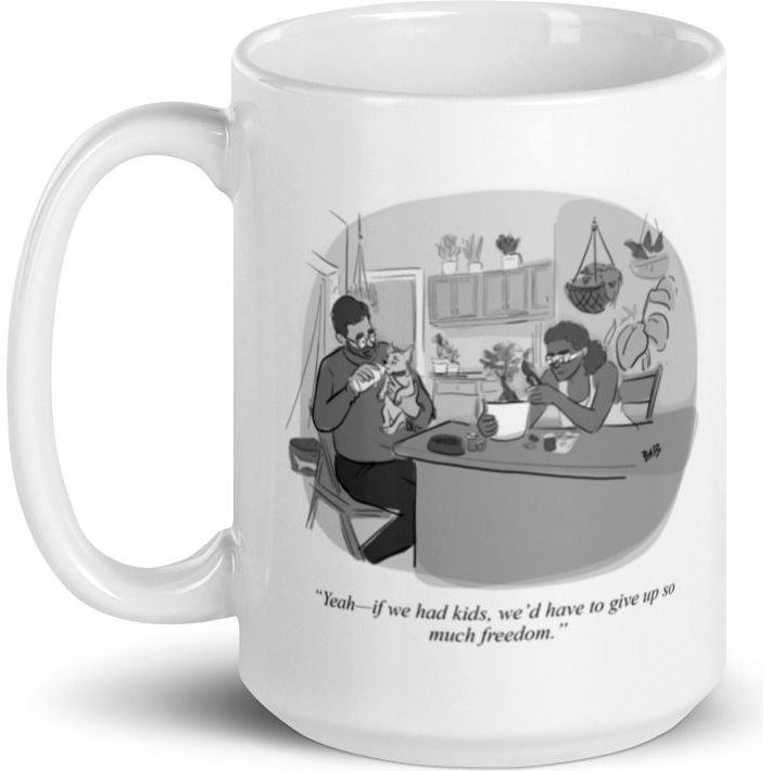 White Glossy Mug