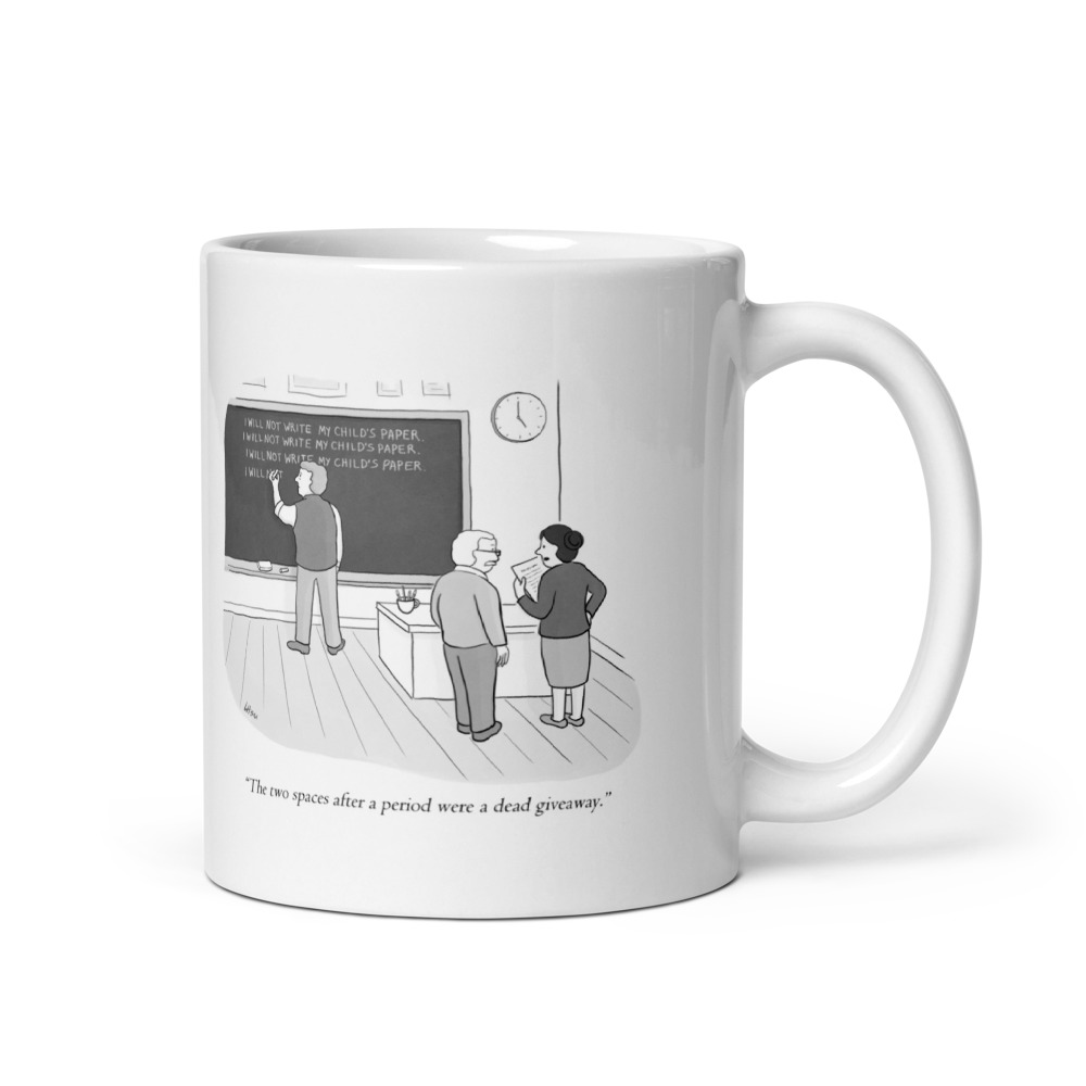 White Glossy Mug