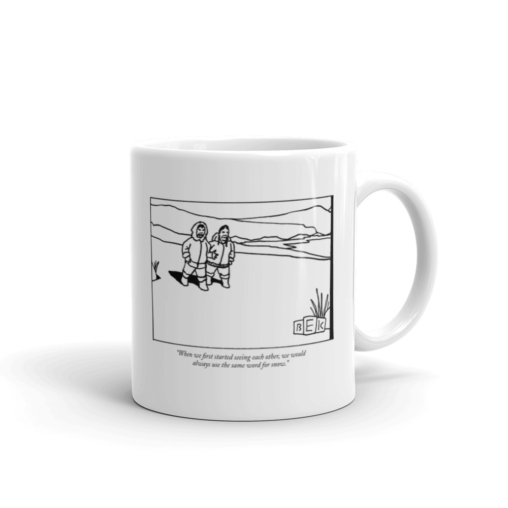 White Glossy Mug