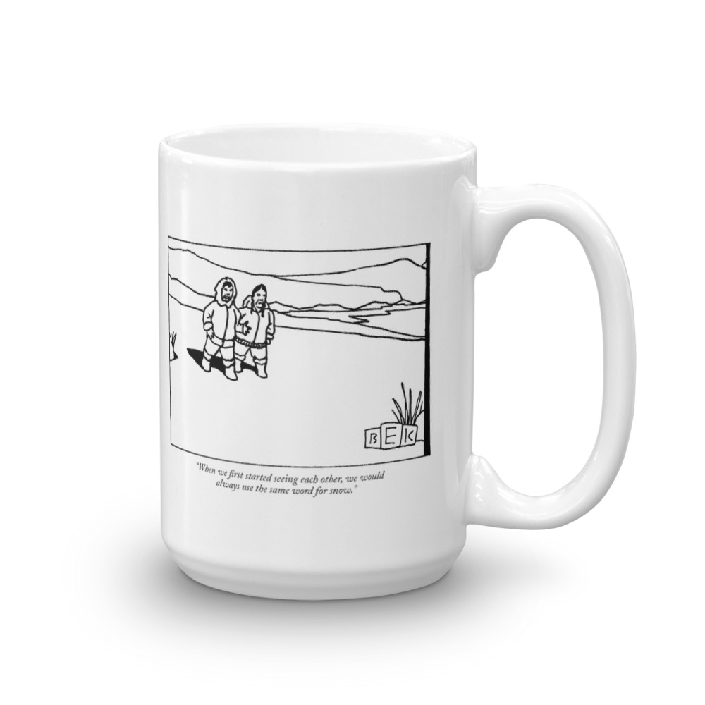 White Glossy Mug