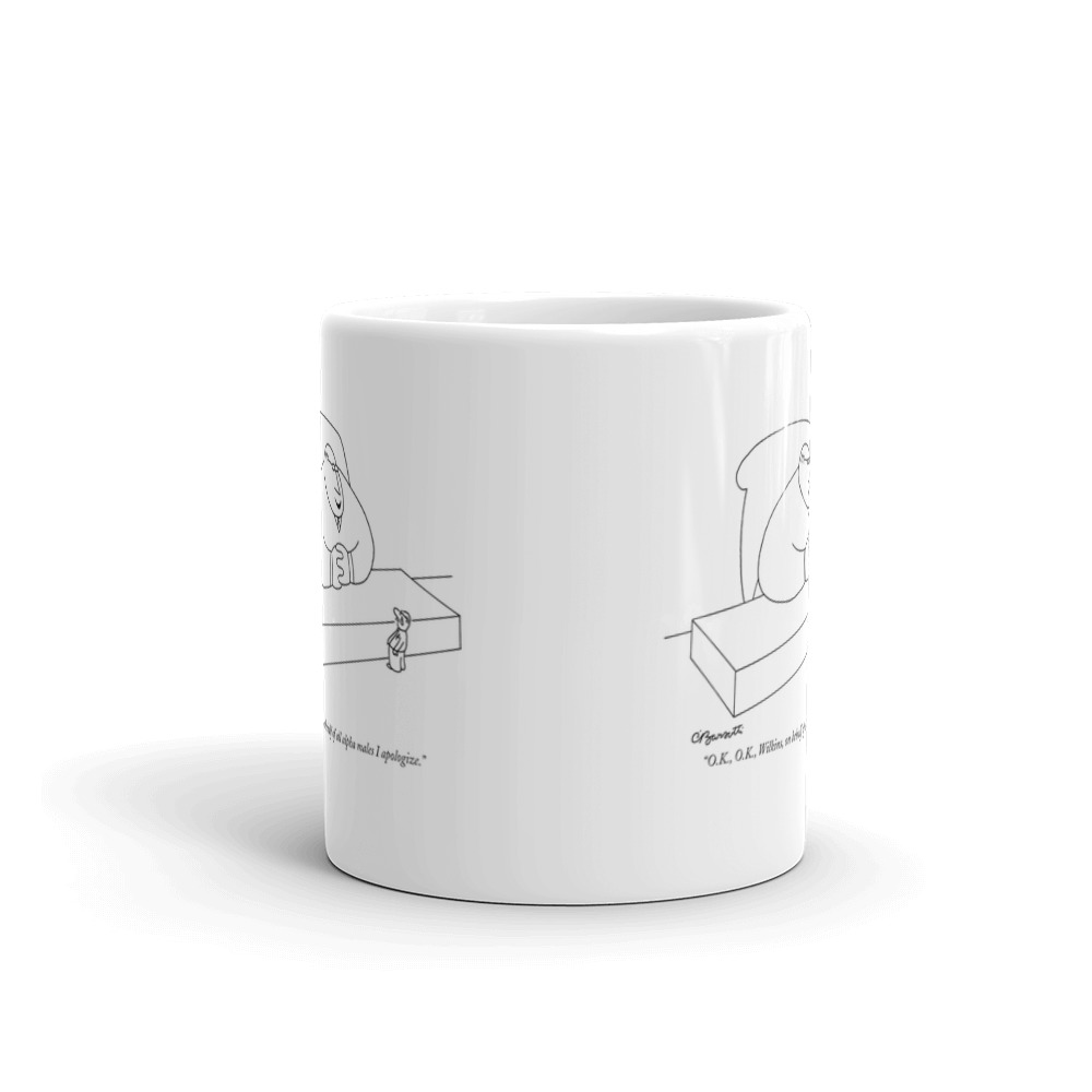 White Glossy Mug