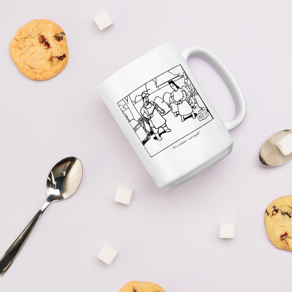 White Glossy Mug
