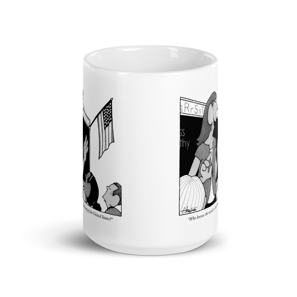 White Glossy Mug