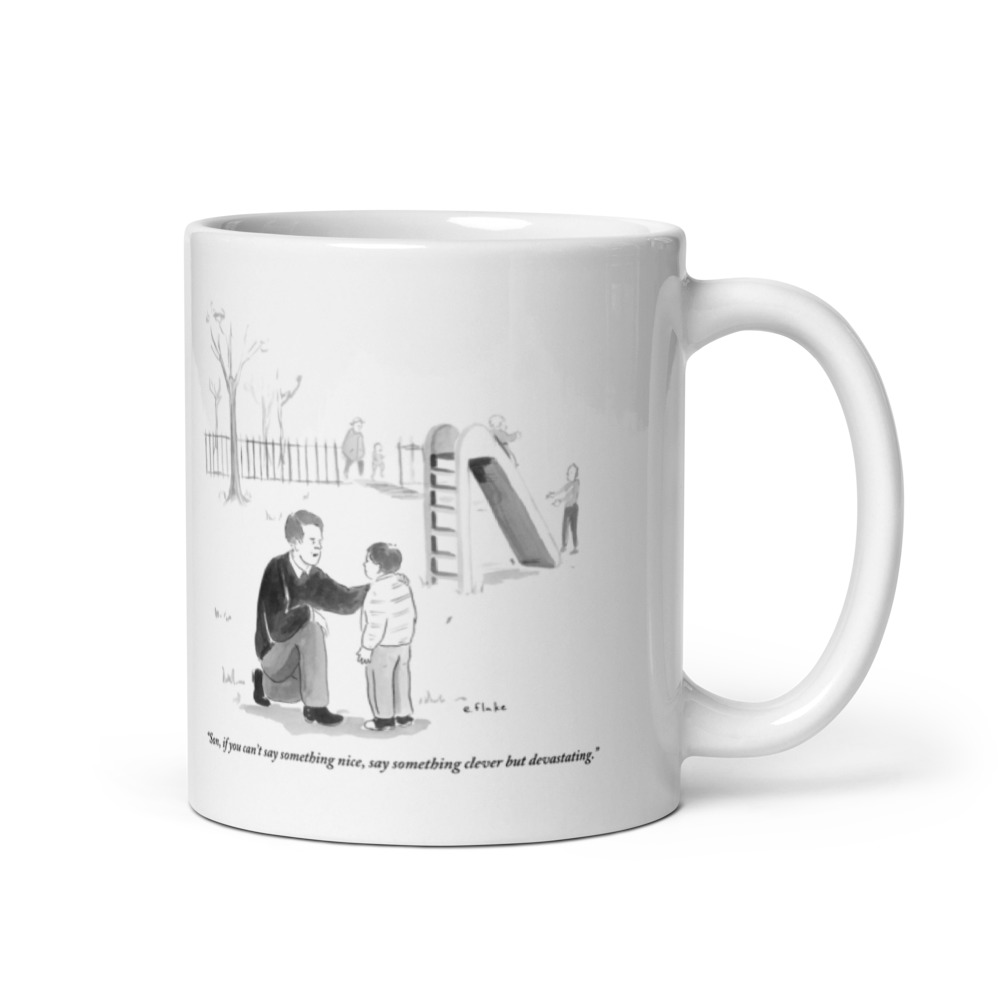White Glossy Mug