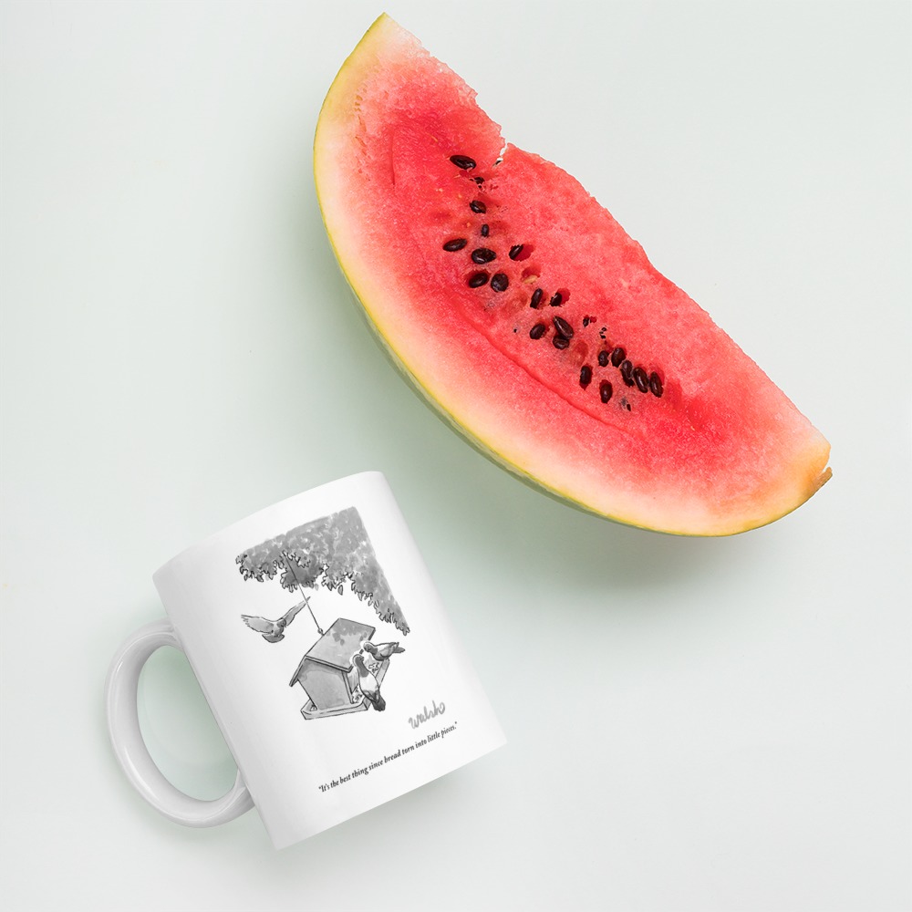 White Glossy Mug