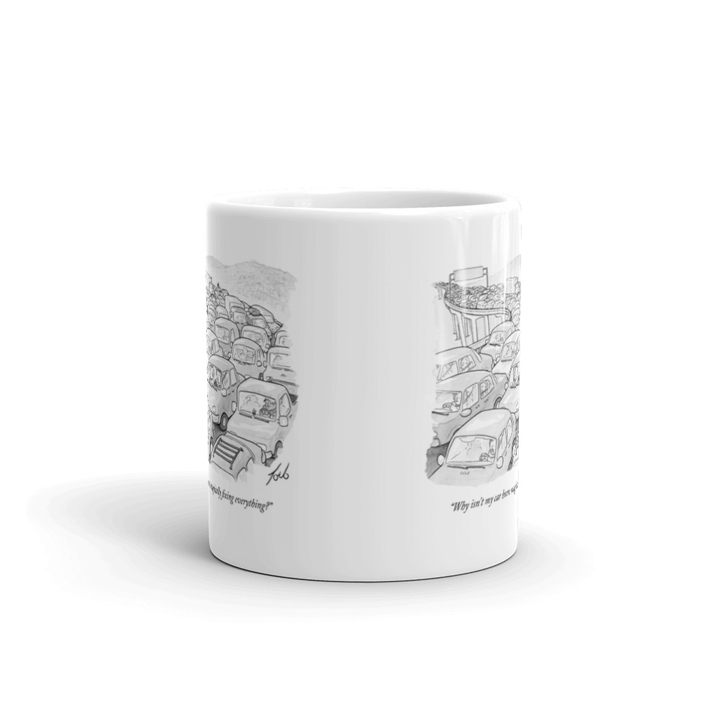 White Glossy Mug