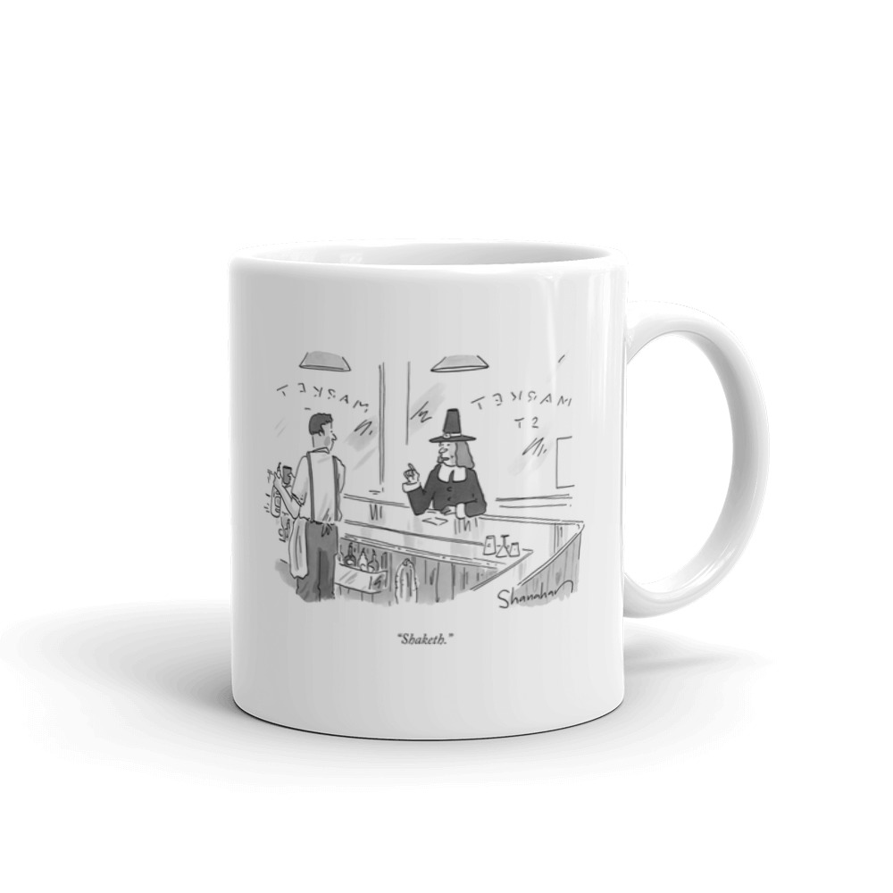 White Glossy Mug