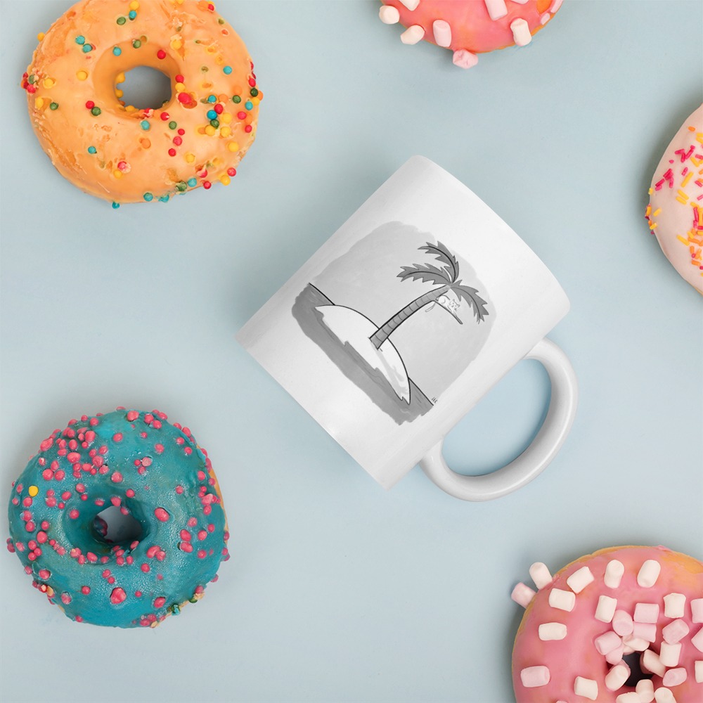 White Glossy Mug
