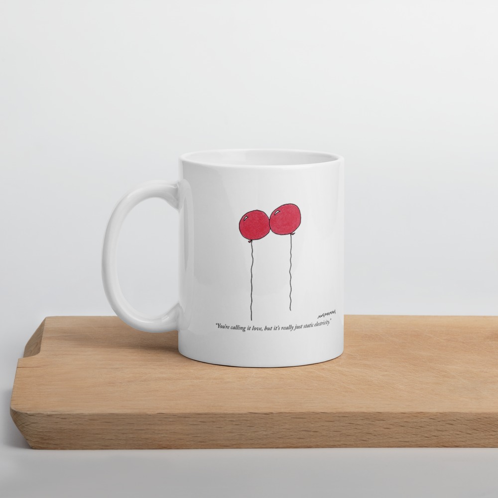 White Glossy Mug