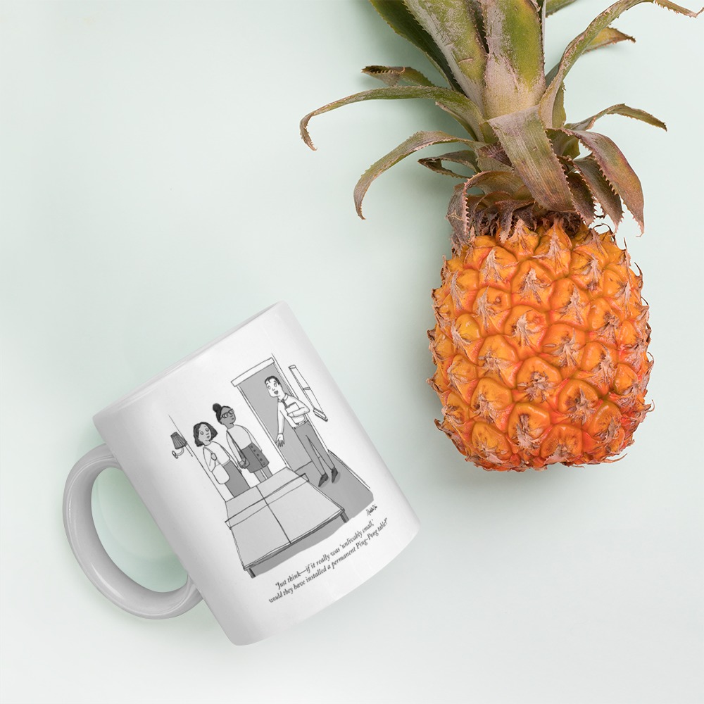 White Glossy Mug
