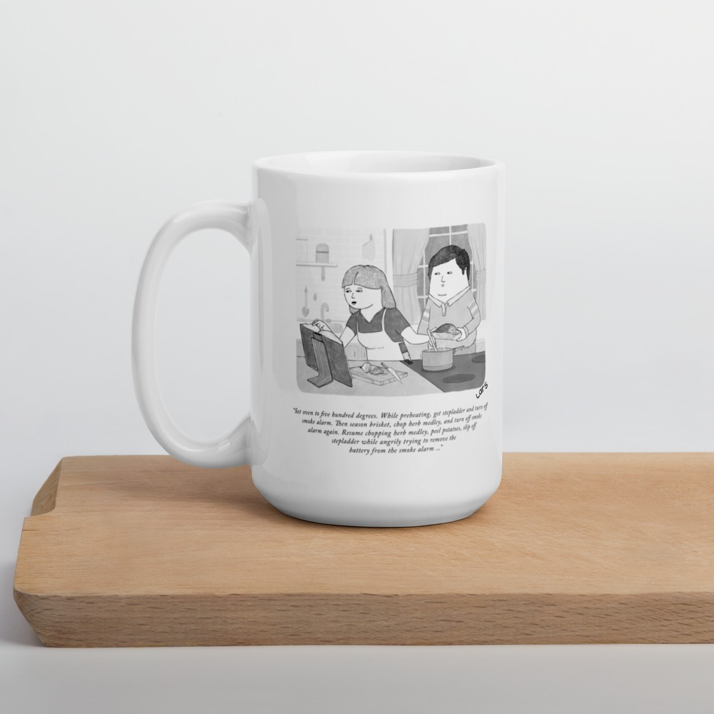 White Glossy Mug
