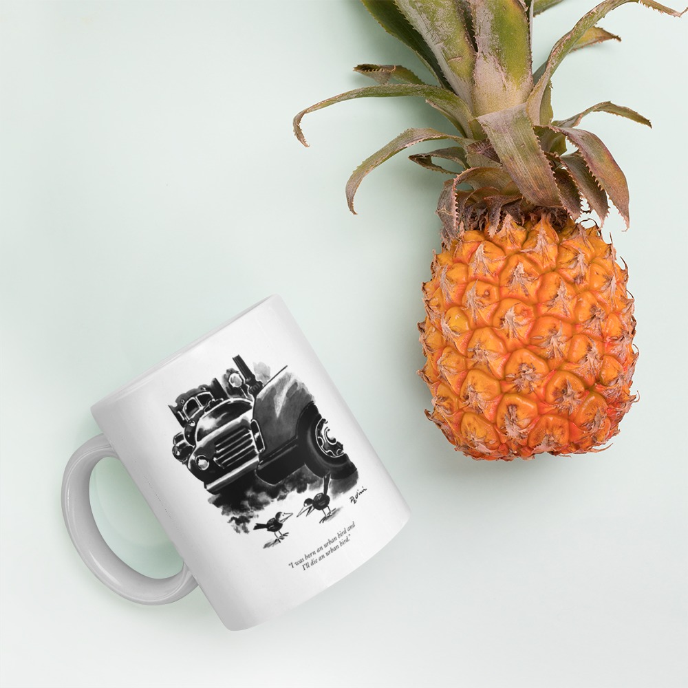 White Glossy Mug