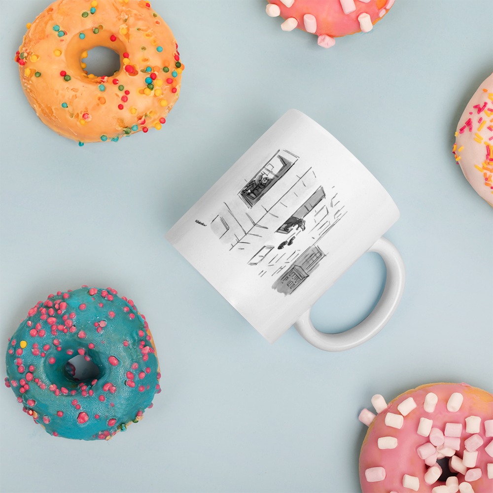 White Glossy Mug