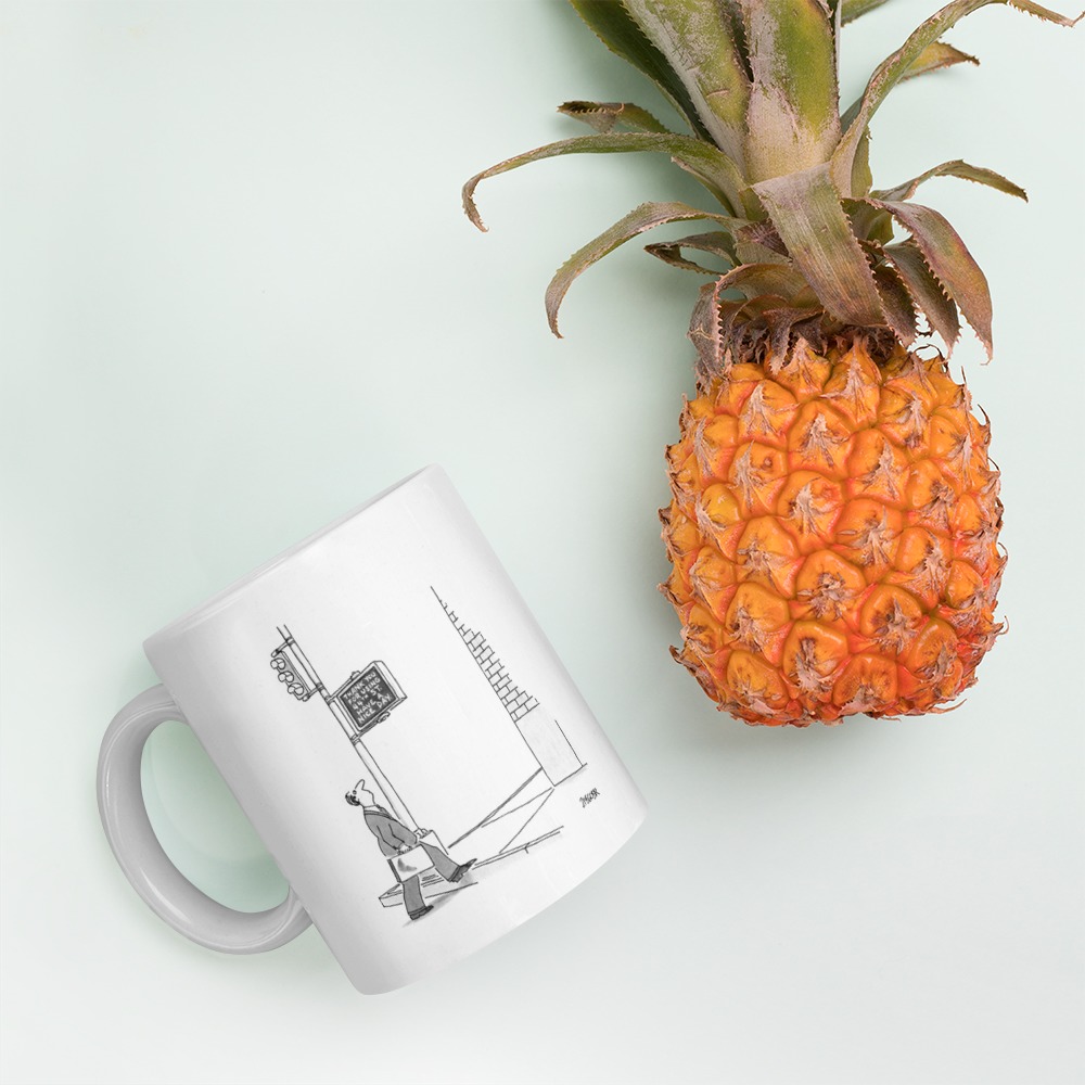 White Glossy Mug