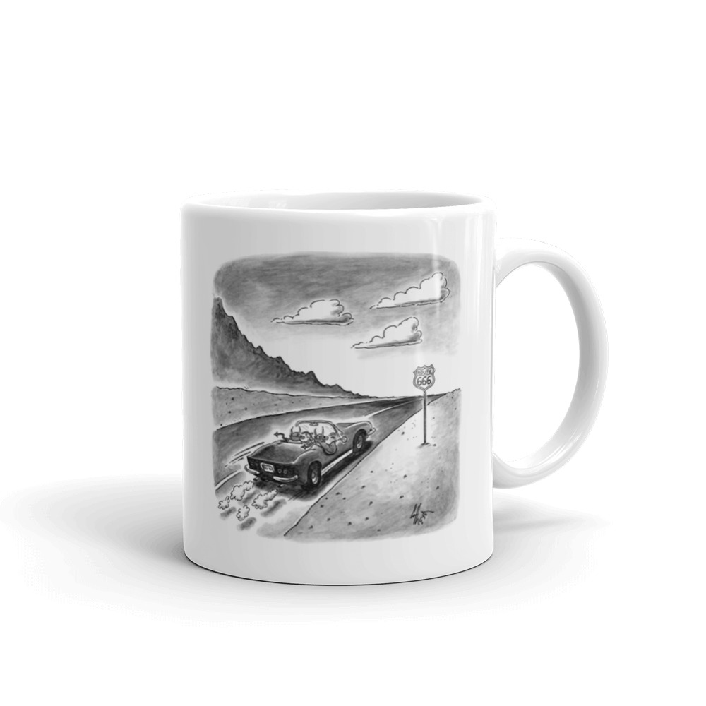 White Glossy Mug