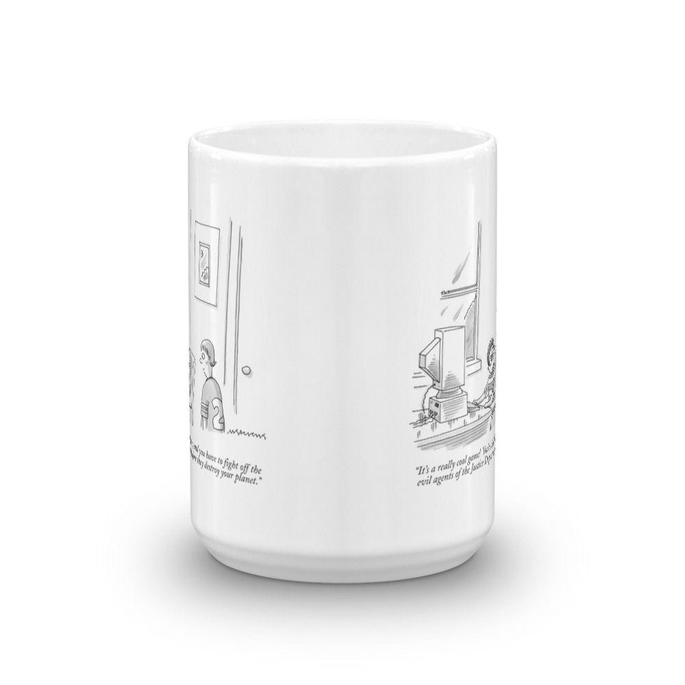 White Glossy Mug
