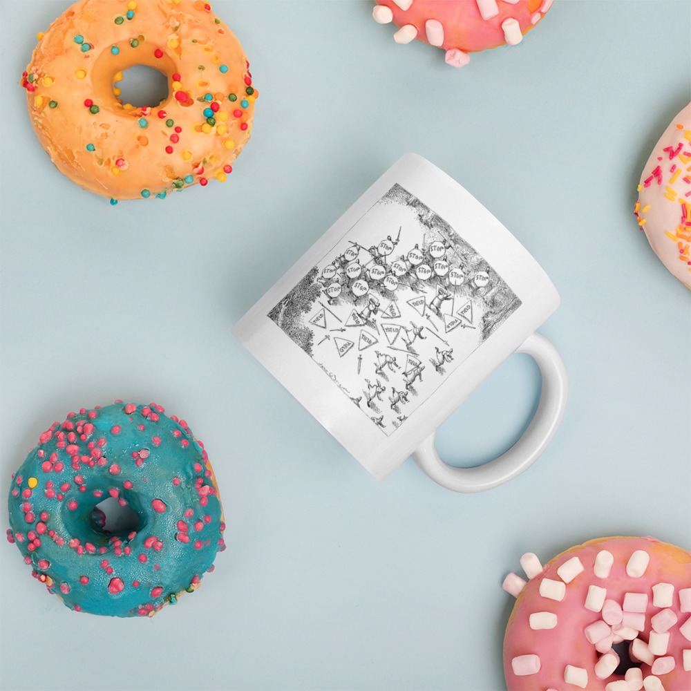 White Glossy Mug