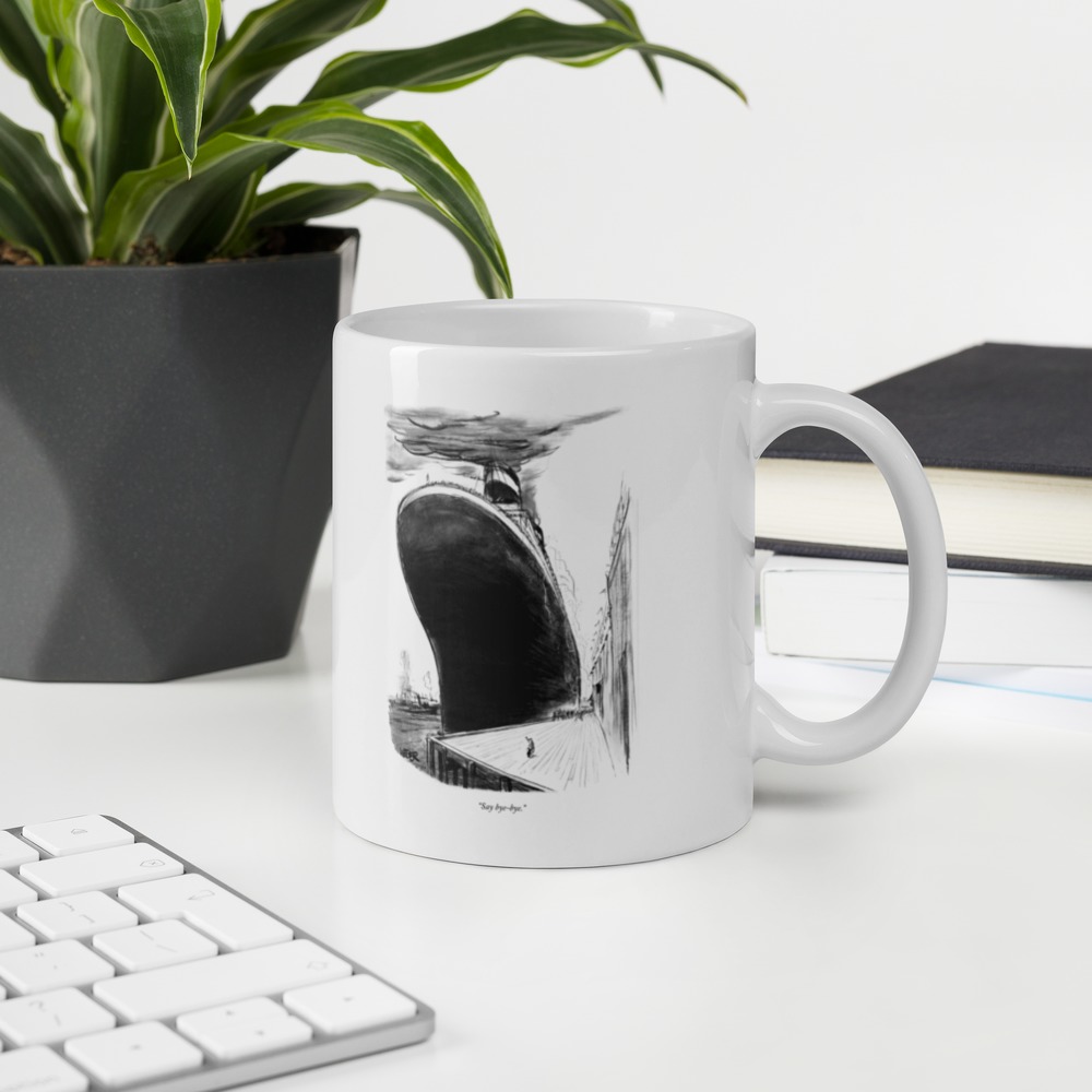 White Glossy Mug
