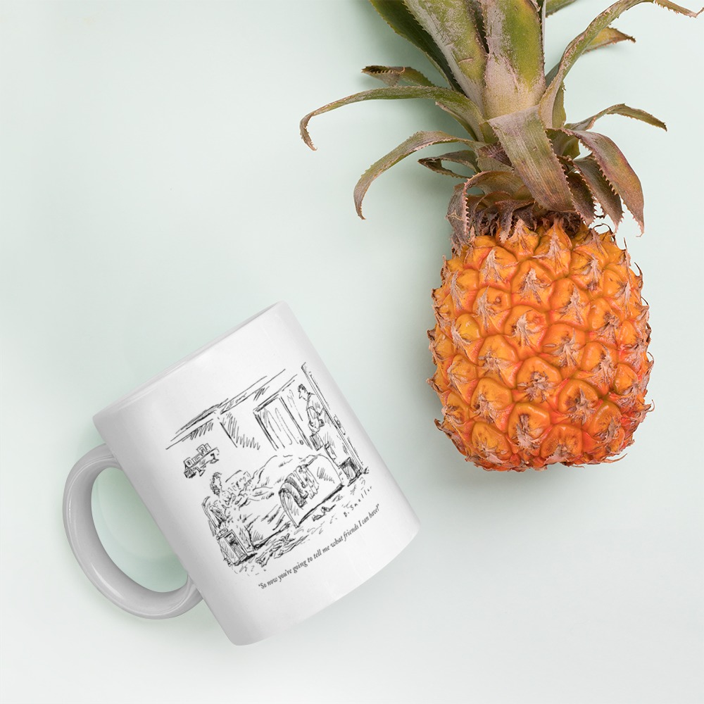 White Glossy Mug
