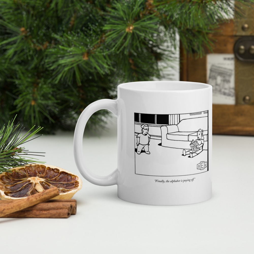 White Glossy Mug