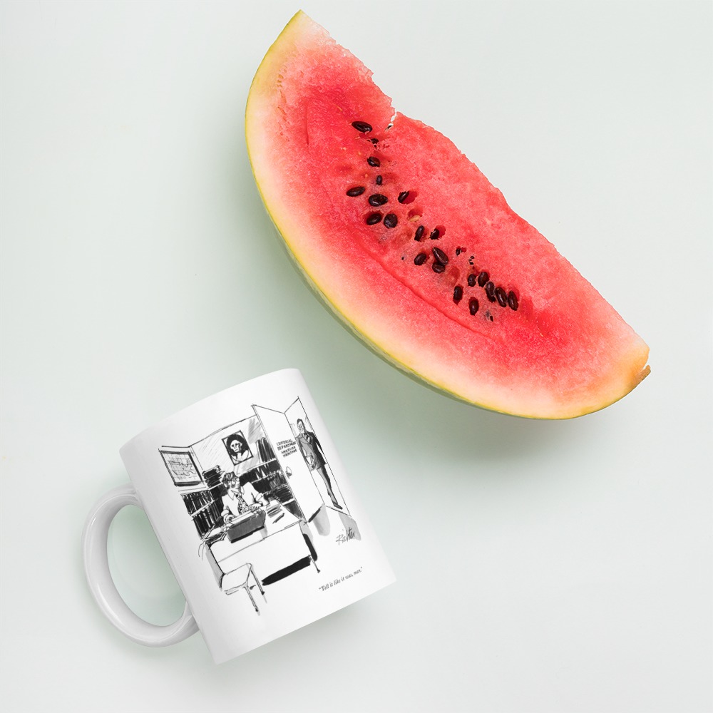 White Glossy Mug