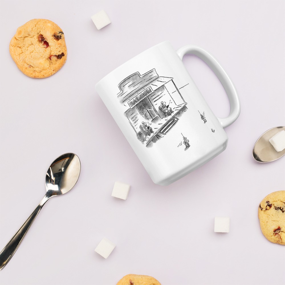 White Glossy Mug