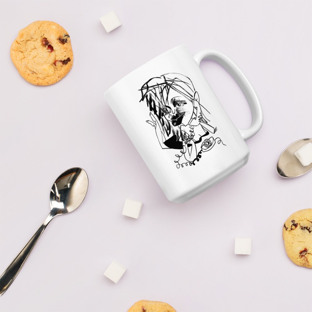 White Glossy Mug