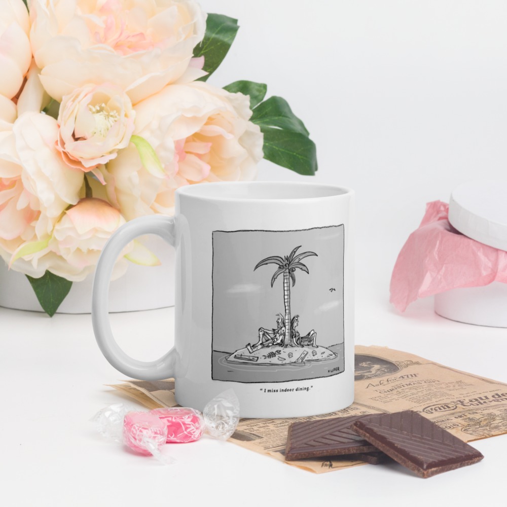 White Glossy Mug
