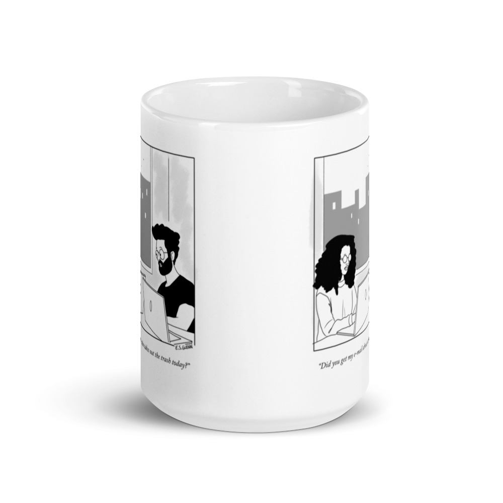 White Glossy Mug