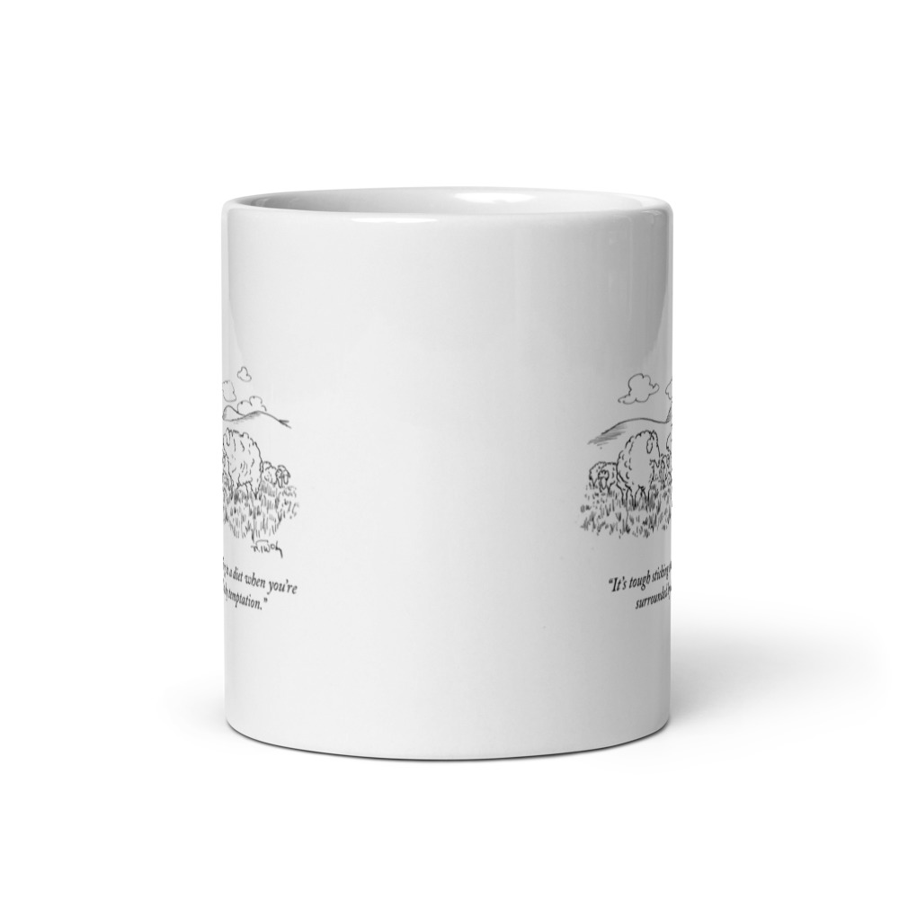 White Glossy Mug