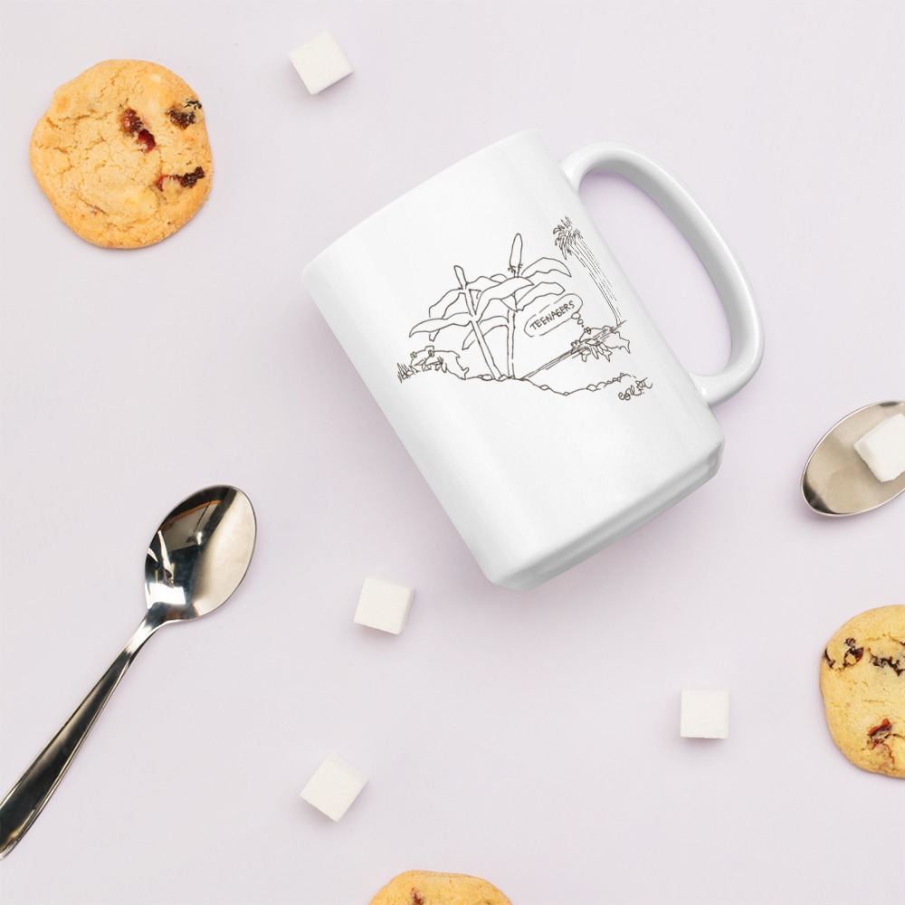 White Glossy Mug