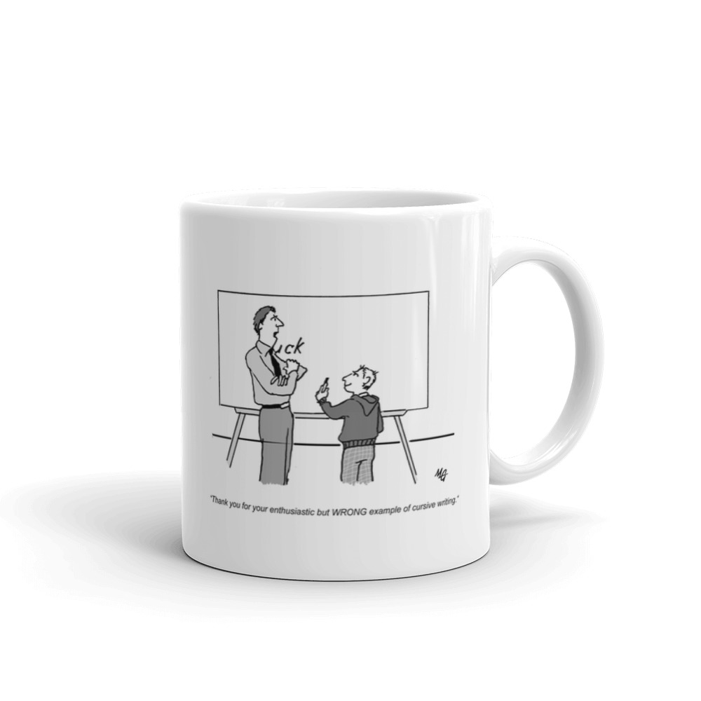 White Glossy Mug