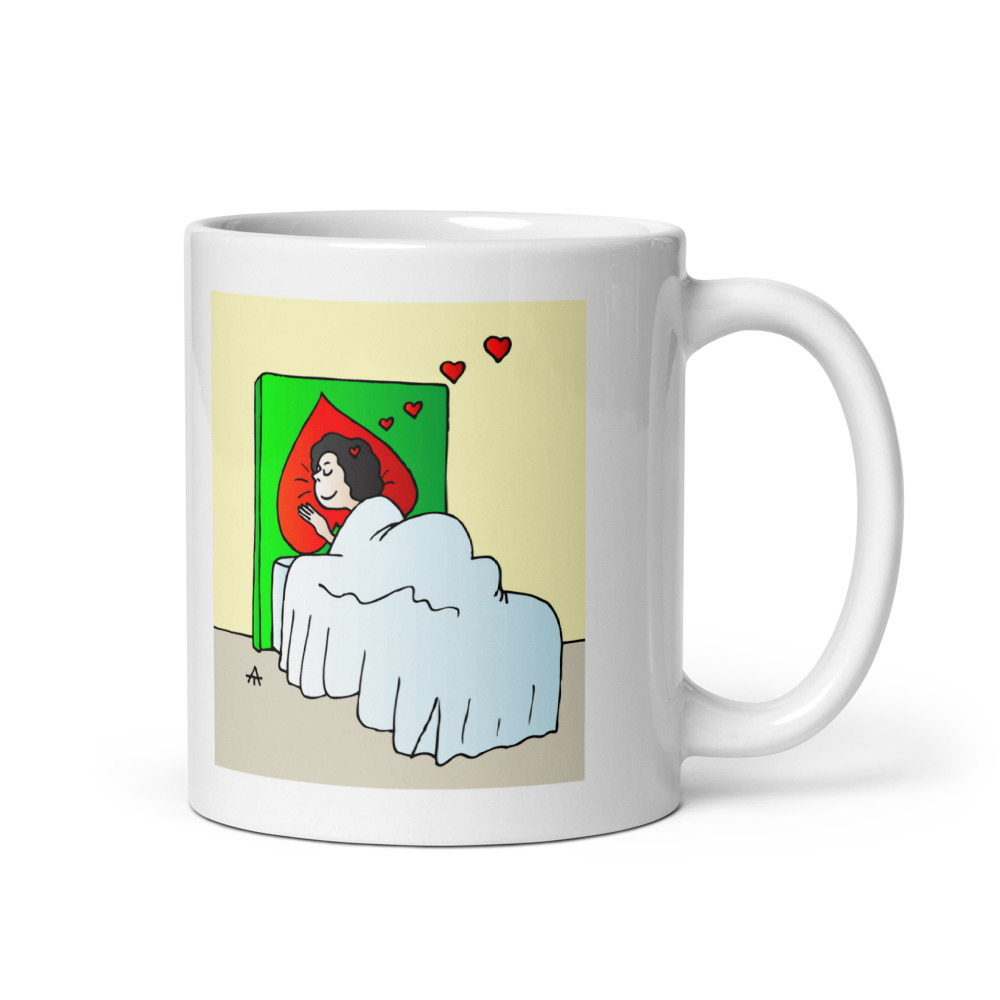 White Glossy Mug