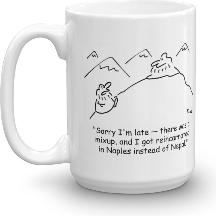 White Glossy Mug
