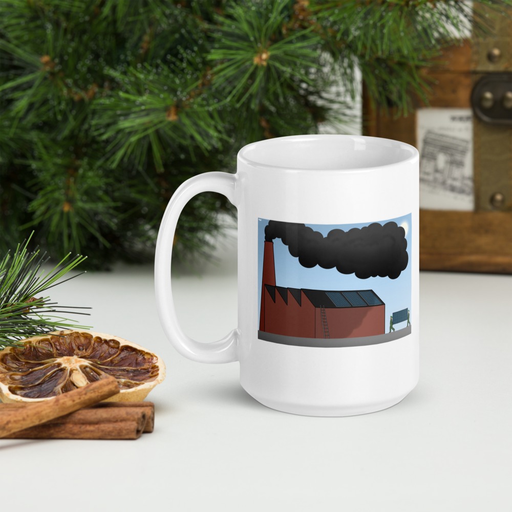White Glossy Mug