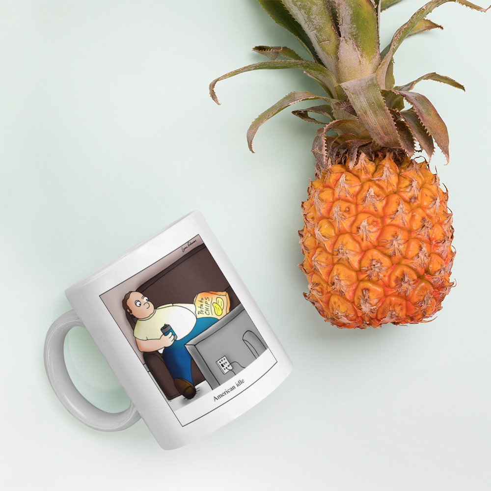 White Glossy Mug