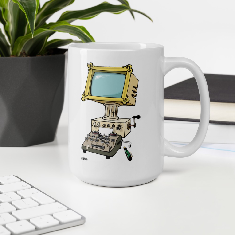 White Glossy Mug