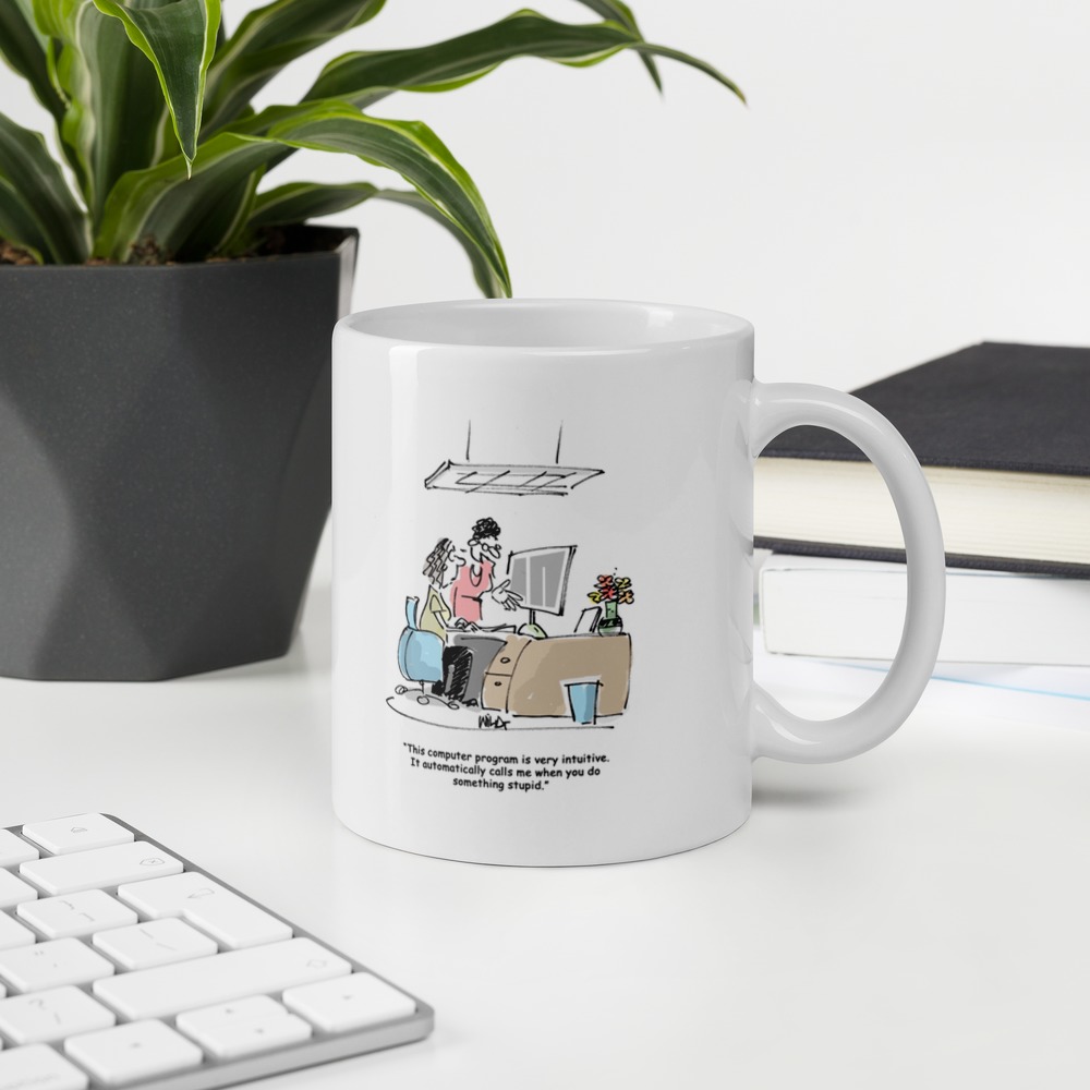 White Glossy Mug