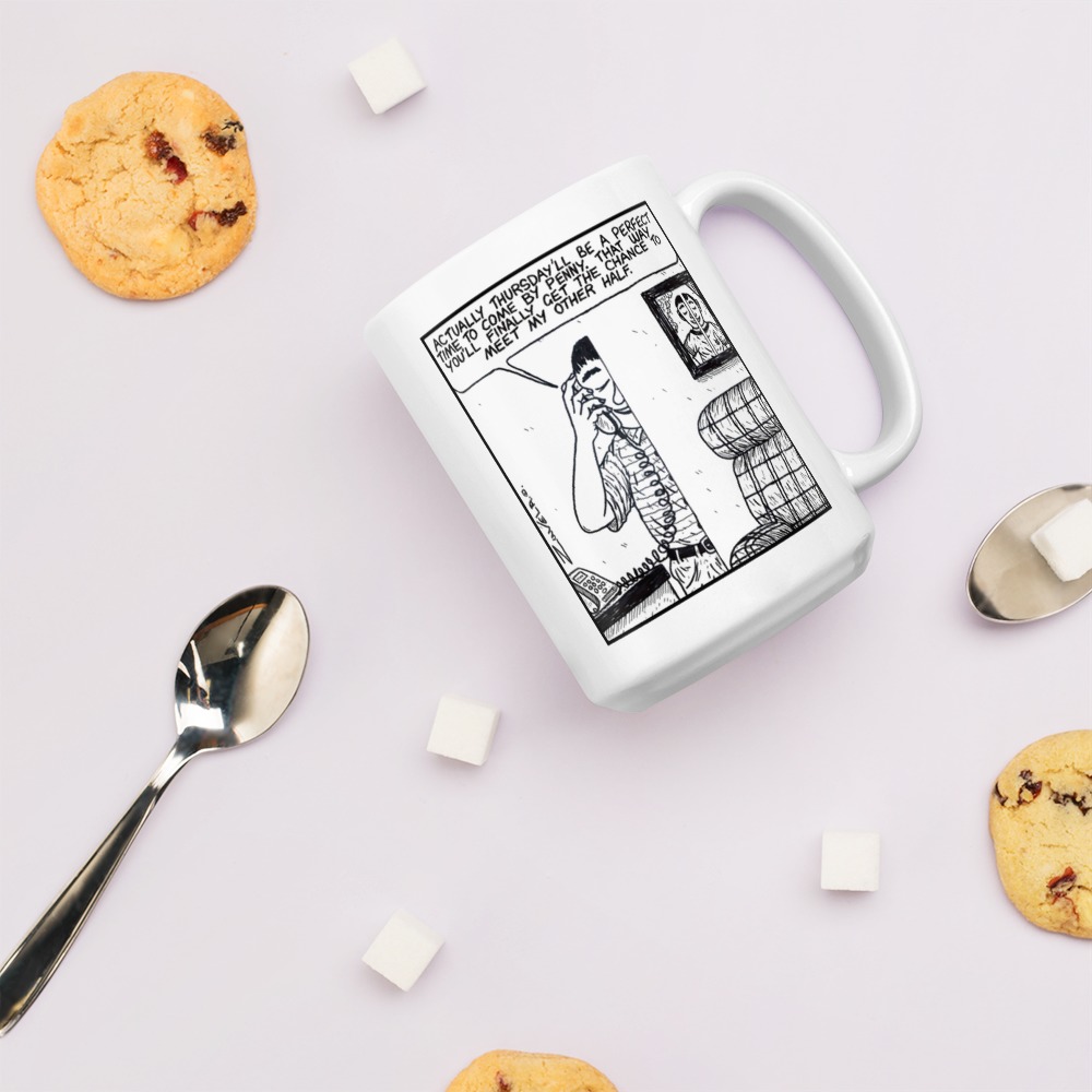 White Glossy Mug