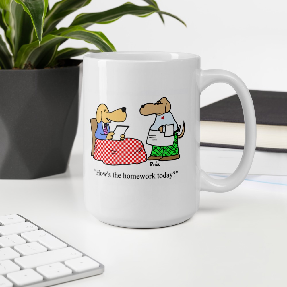 White Glossy Mug