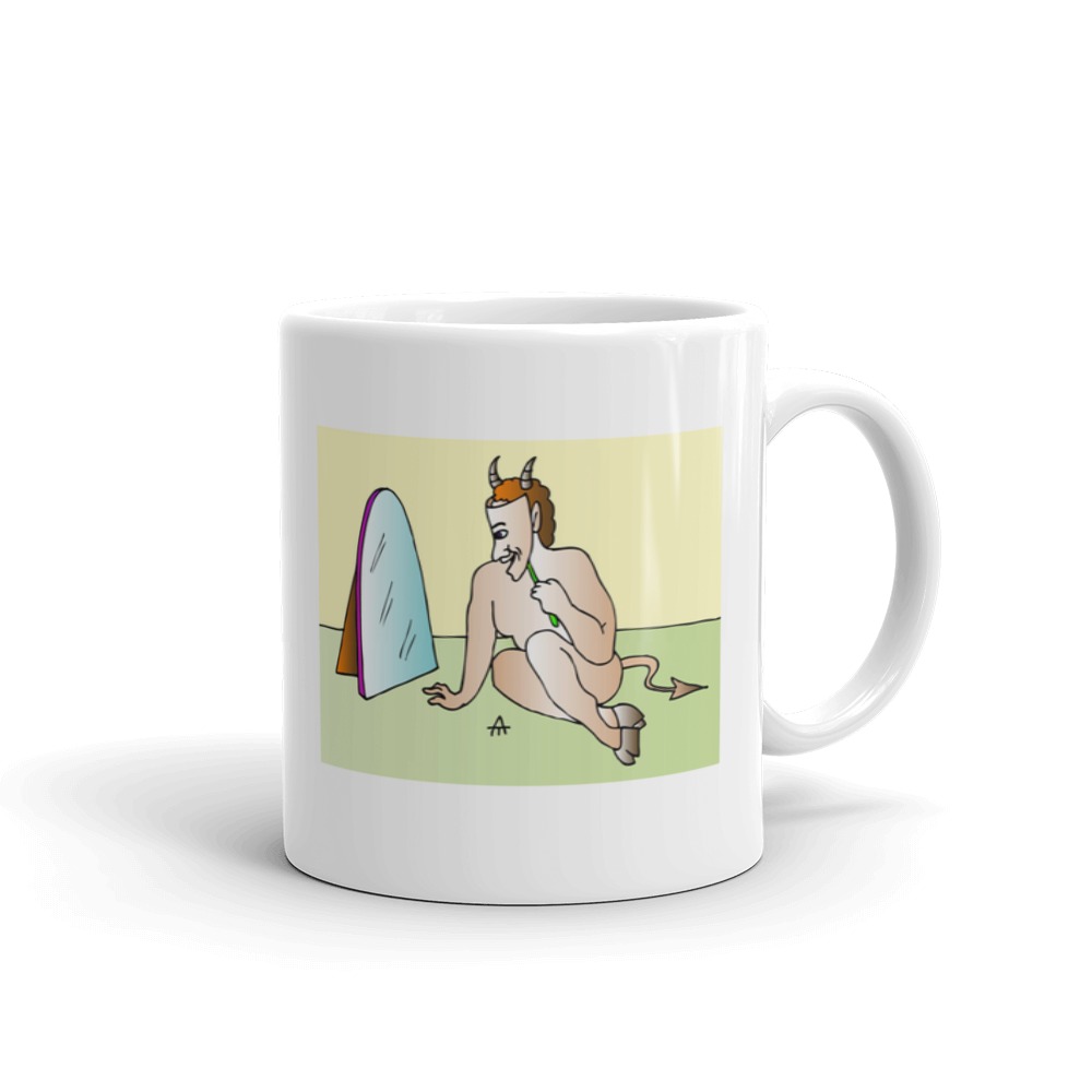 White Glossy Mug