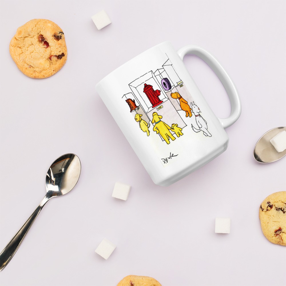 White Glossy Mug