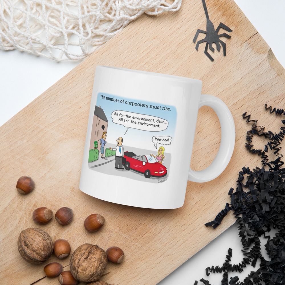 White Glossy Mug