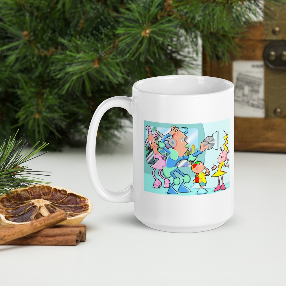 White Glossy Mug