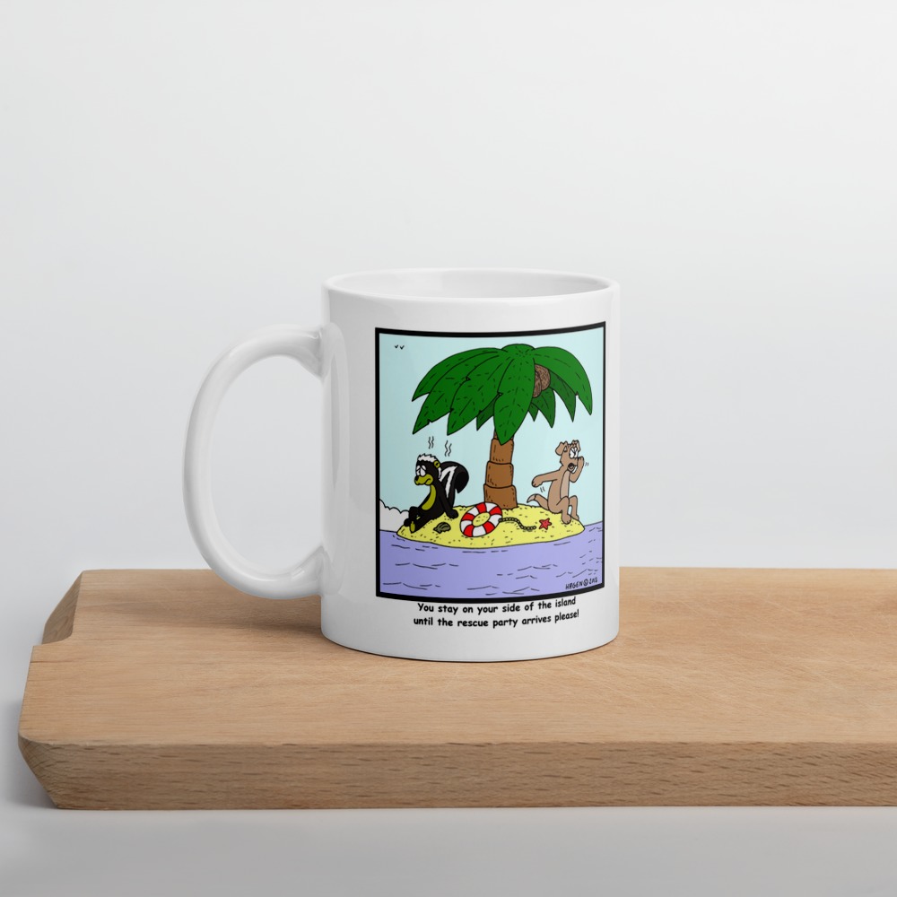 White Glossy Mug