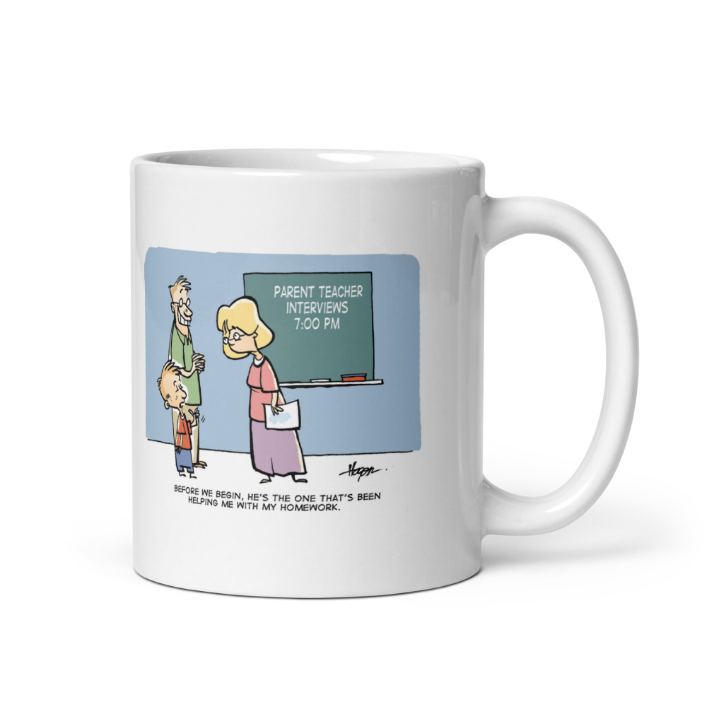 White Glossy Mug