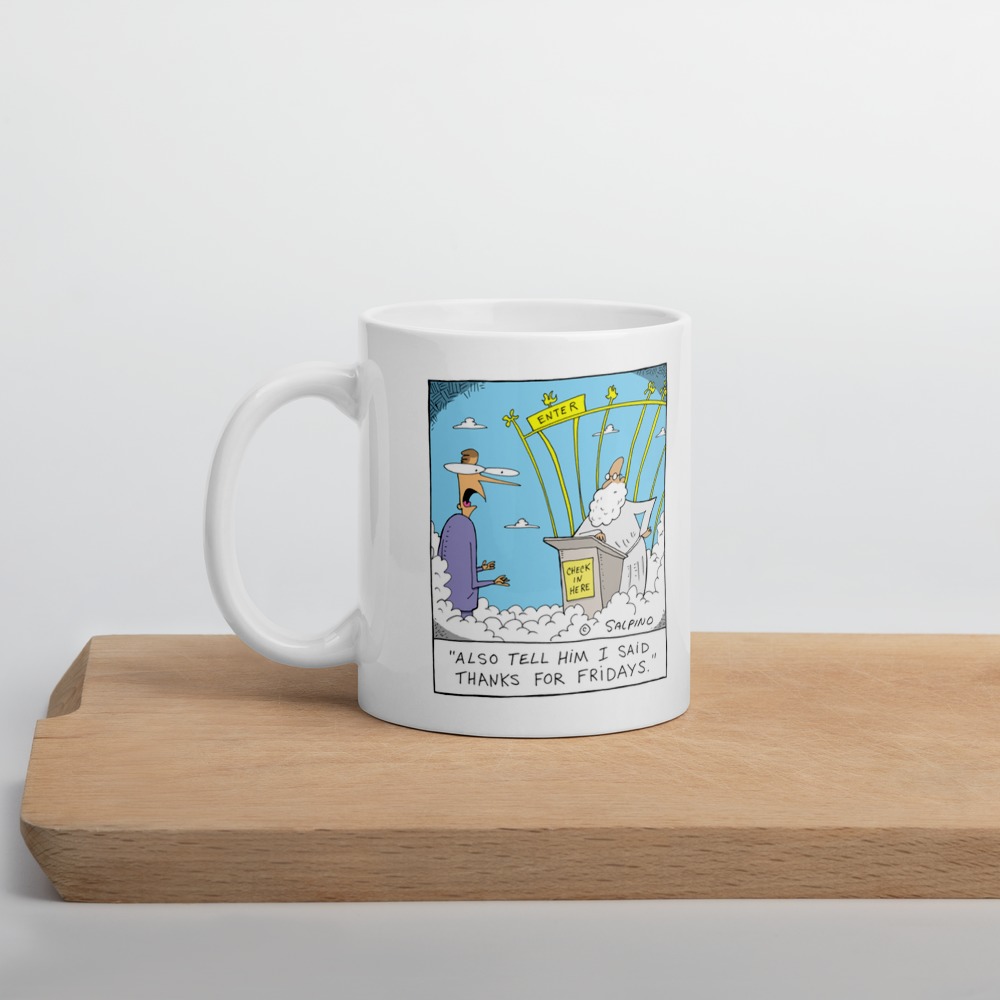 White Glossy Mug