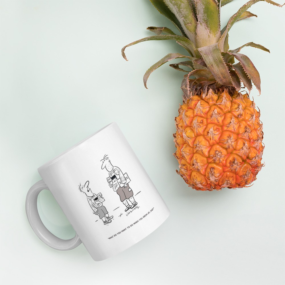 White Glossy Mug