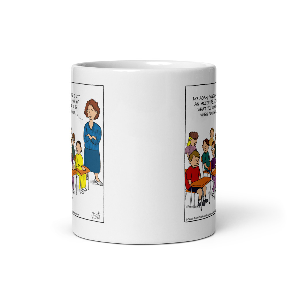 White Glossy Mug