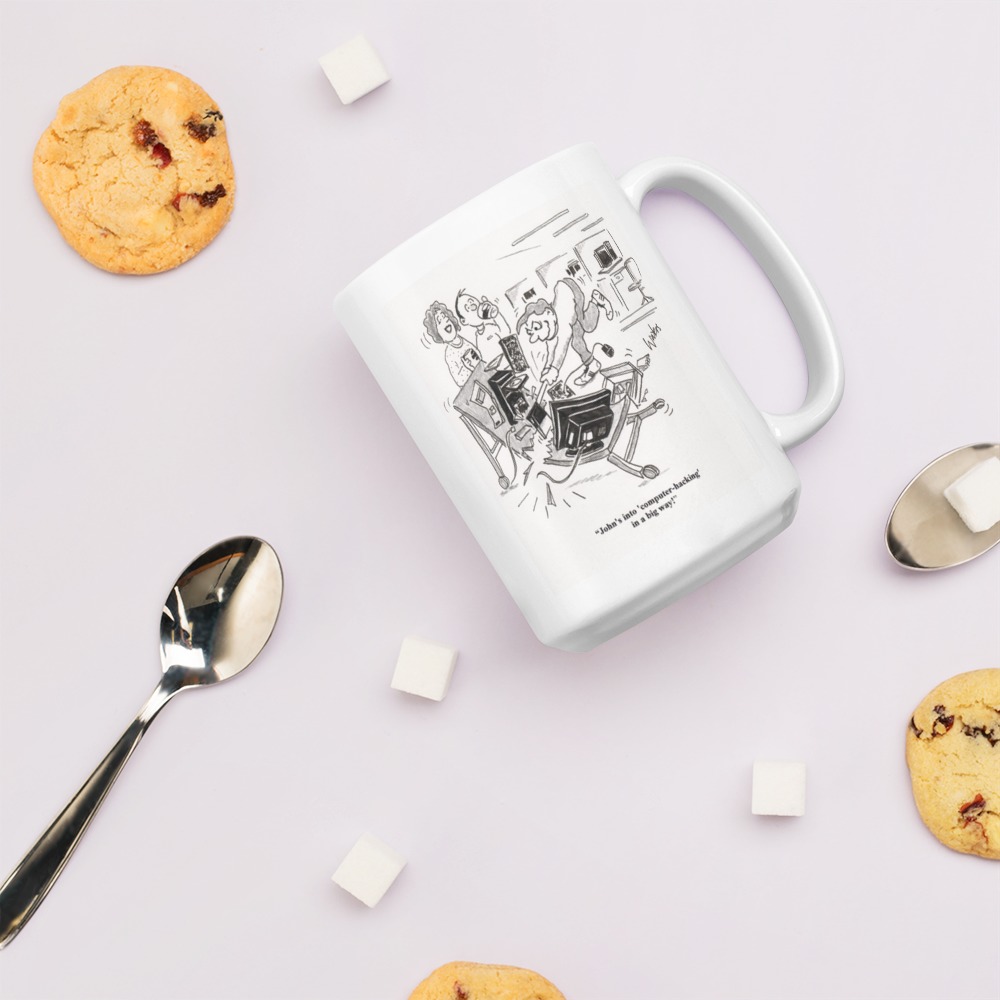 White Glossy Mug